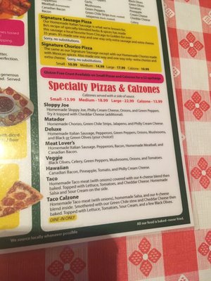 Menu photo 2 Mannie & Bo's Pizzeria Golden, CO Menu photo 2 Mannie & Bo's Pizzeria Golden, CO