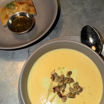 Johnny's - Beef empanada, corn soup - Seafood Near Me - Baltimore, Maryland
