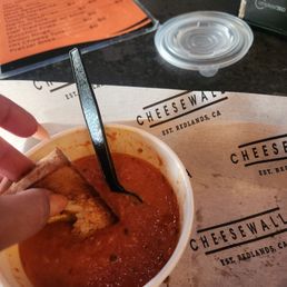 Half traditional with soup