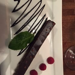 Prezzo Italian Restaurant - Chocolate orange with popping candy dessert