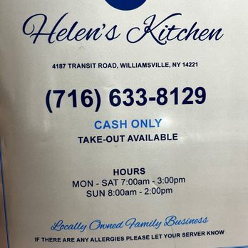 Helen's Kitchen - Breakfast & Brunch Near Me - Buffalo, New York
