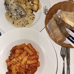 Amatriciana, fillet with green peppers