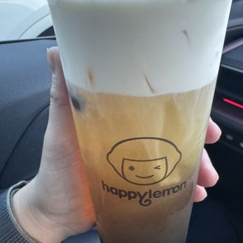 Happy Lemon Arcadia - A1. Green Tea with Salted Cheese - Bubble Tea Near Me - Arcadia, California