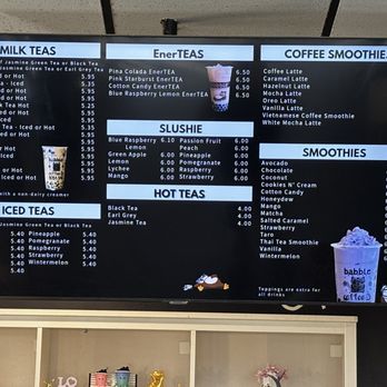 Babble - Menu - Coffee & Tea Near Me - Oklahoma City, Oklahoma