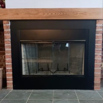 Chimney Savers - Pre-fab Fireplace with custom surround. - Chimney Sweeps Near Me - Randolph, Vermont