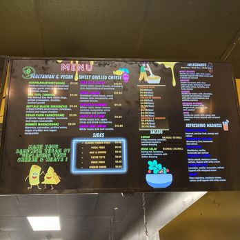 The Melted Madness - the menu of a fast food restaurant - Sandwiches Near Me - Middletown, Connecticut