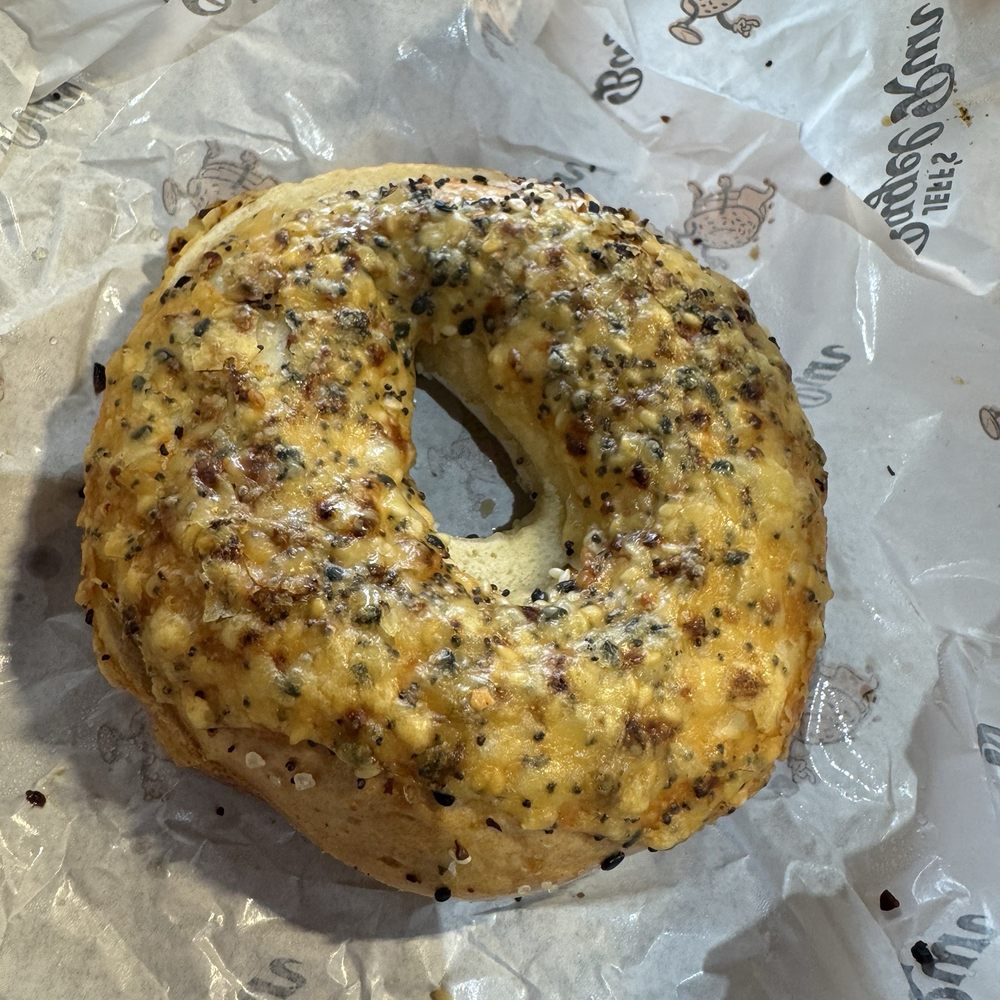 Jeff's Bagel Run - Asiago everything bagel - Bagels Near Me - Boca Raton, Florida Jeff's Bagel Run - Asiago everything bagel - Bagels Near Me - Boca Raton, Florida