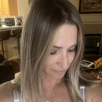 Hidden Beauty Salon - This is my hair after my regular hair stylist fixed it as much as she could.  Notice my root is back and brassiness is gone - Hair Salons Near Me - Chula Vista, California