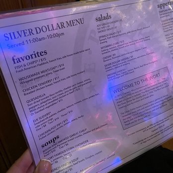 The Silver Dollar Bar & Grill - Menu - American Near Me - Jackson, Wyoming The Silver Dollar Bar & Grill - Menu - American Near Me - Jackson, Wyoming