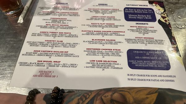 Menu photo 6 Dizzy's Gypsy Bistro Little Rock, AR