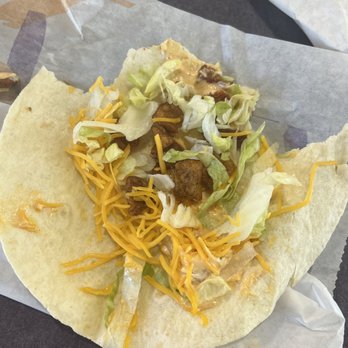 Taco Bell - A horrible soft potato taco - Fast Food Near Me - Austin, Texas