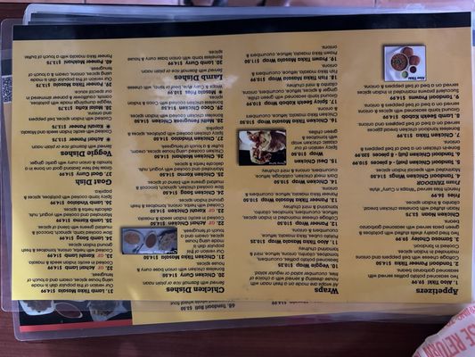 Menu photo 1 Wraps N Curry Phoenix, AZ