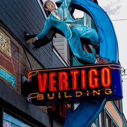The Vertigo Club - Vertigo Building - alley entrance behind the building