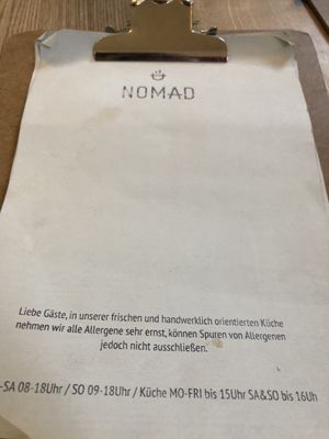 Menu photo 4 Nomad Heidelberg, BW