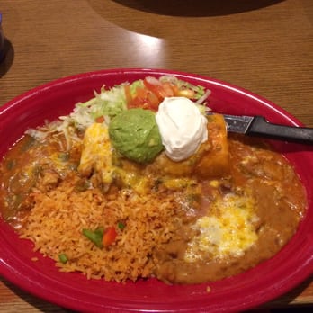 El Jardin - The fantastic chimichanga with hot green chili. Soooooo good. - Mexican Near Me - Commerce City, Colorado El Jardin - The fantastic chimichanga with hot green chili. Soooooo good. - Mexican Near Me - Commerce City, Colorado