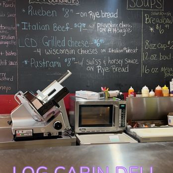 Log Cabin Deli & Market - Hot sandwich menu - Cheese Shops Near Me - Mauston, Wisconsin