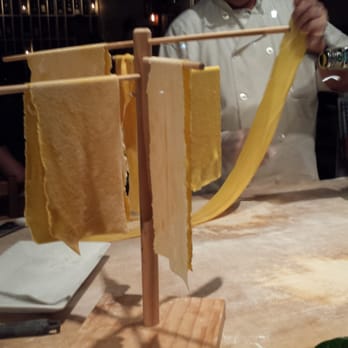 Pane e Vino - Pasta chef doing his thing in the window - Italian Near Me - Miami Beach, Florida