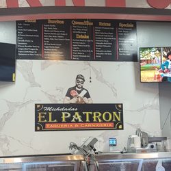 Micheladas El Patron Carniceria y Taqueria - Menu and Logo
