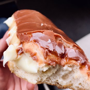 Donald Donuts - Eclair with custard cream filling - Donuts Near Me - College Station, Texas