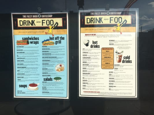 Menu photo 3 Fuzzy Duck Coffee Shop Morehead, KY
