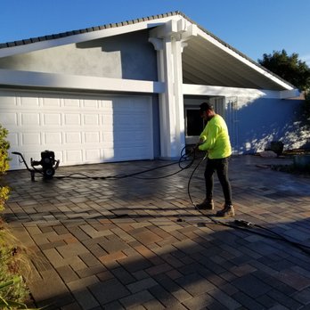 Genuine Coatings - Cleaning up with the power washer to finish an excellent paint job! - Painters Near Me Genuine Coatings - Cleaning up with the power washer to finish an excellent paint job! - Painters Near Me