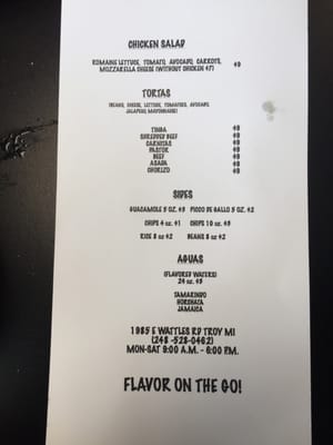Menu photo 3 Oaxaca Mexican Food Troy, MI