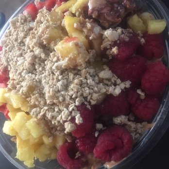 Rico's Acai - First spoonful - butter bro bowl with subs and honey - Food Trucks Near Me - Charlotte, North Carolina Rico's Acai - First spoonful - butter bro bowl with subs and honey - Food Trucks Near Me - Charlotte, North Carolina