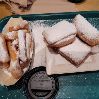 Beignet Cafe - Pictures just don't do them justice...both were hot, fresh and delicious!!! - Breakfast & Brunch Near Me - Gulfport, Mississippi Beignet Cafe - Pictures just don't do them justice...both were hot, fresh and delicious!!! - Breakfast & Brunch Near Me - Gulfport, Mississippi