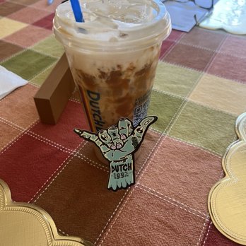 Dutch Bros Coffee - Sticker with possible carmel pumpkin brûlée - Juice Bars & Smoothies Near Me - Victorville, California Dutch Bros Coffee - Sticker with possible carmel pumpkin brûlée - Juice Bars & Smoothies Near Me - Victorville, California