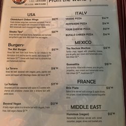 Olespana Whiskey & Tapas - Menu page 3 of 3