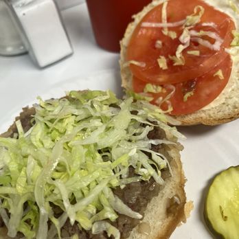 White Rose Hamburgers - single Cali Burger - Burgers Near Me - Highland Park, New Jersey