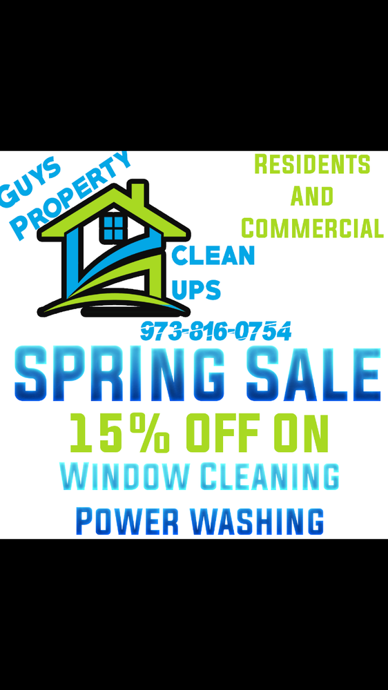 GUYS PROPERTY CLEAN UPS 114 Gaston Ave, Garfield, New Jersey Window Washing Phone Number
