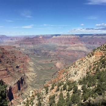 South Kaibab Trail - View from the trail - about 1/2 mile down. - Hiking Near Me - Grand Canyon, Arizona