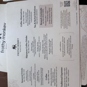Frothy Monkey - Coffee & Tea Near Me - Franklin, Tennessee