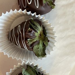 Chocolate covered strawberry....leaves?