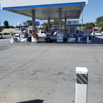 Chevron - a gas station with a truck parked in front of it - Gas Stations Near Me - Tarzana, California
