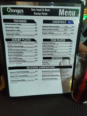Menu photo 2 Changos Sonora, SON