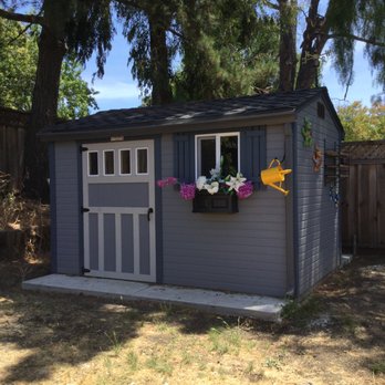 Tuff Shed - We had a roofing contractor install Presidential shingles, gutters and downspouts, but everything else was done by the Tuff Shed crew. - Sheds & Outdoor Storage Near Me - Concord, California