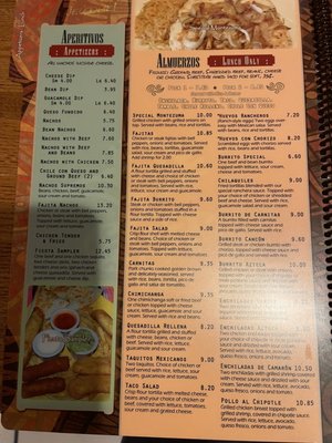 Menu photo 2 Montezuma Mexican Restaurant Waynesboro, PA Menu photo 2 Montezuma Mexican Restaurant Waynesboro, PA