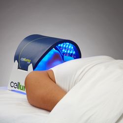 Ethos Of Annapolis - Celluma Lite uses LED Blue and Red Light Therapy to help with acne, wrinkles, and pain management. Available to purchase or add onto service