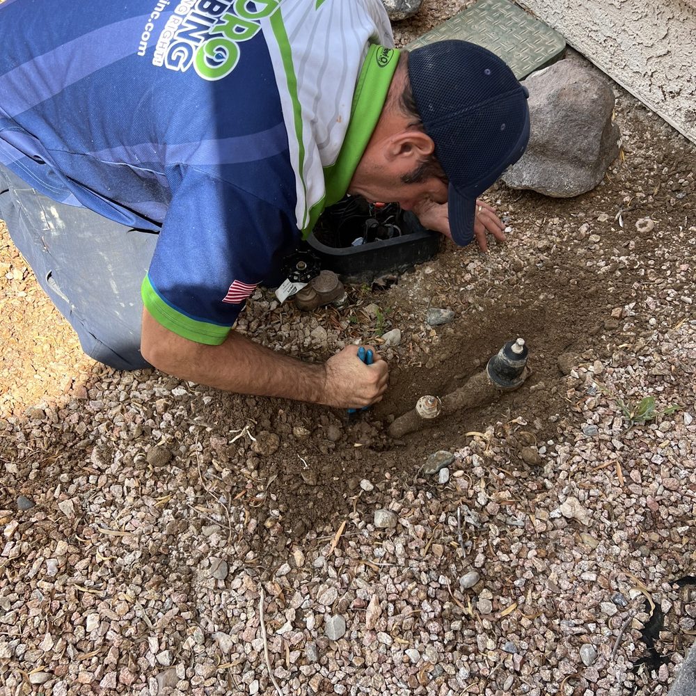 Hydro Plumbing - Richard showing the extent of the leak - Plumbing Near Me - Las Vegas, Nevada Hydro Plumbing - Richard showing the extent of the leak - Plumbing Near Me - Las Vegas, Nevada