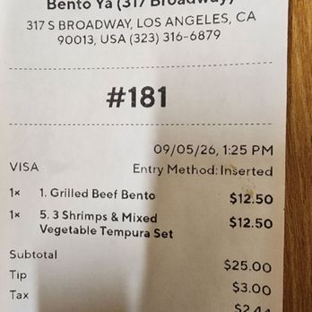 Bento Ya - Japanese Near Me - Los Angeles, California