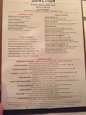 Menu photo 4 Junction Essex Junction, VT