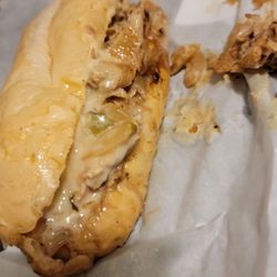 Pardon My Cheesesteak - Chicken cheese steak.