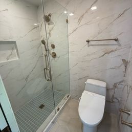 Shower after