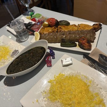 Surena Persian Cuisine - Chicken Thigh Kabob Koobideh Kabob - Persian/Iranian Near Me - Centennial, Colorado