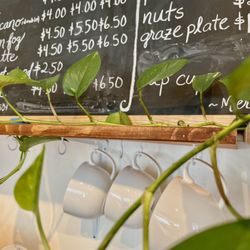 Welcome Road Winery - They have tons of plants and a menu featuring rotating tasting flights and a seasonal coffee drink menu.