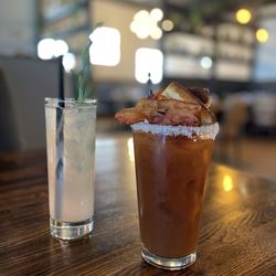 The Social On 83rd - Spritz and Grilled Cheese Bloody Mary