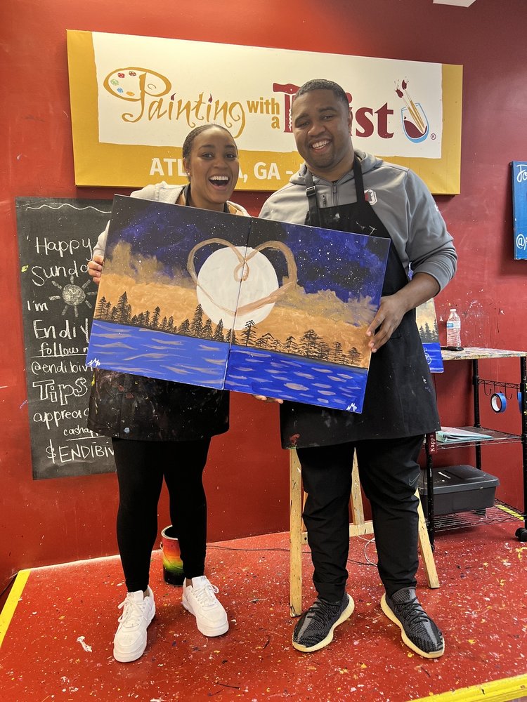 Painting with a Twist, Atlanta Roadtrippers