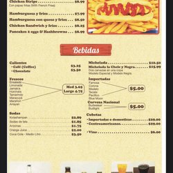 Los Cipotes - Menu